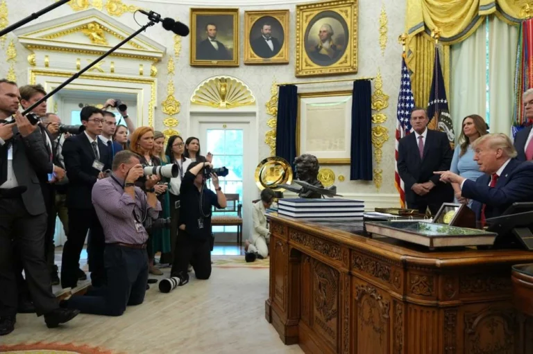 Trump says he is banning CNN, MS NOW, Politico from White House