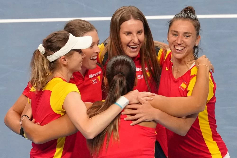 Billie Jean King Cup: Spain beat Kazakhstan 2-1, reach semifinals against Czechia