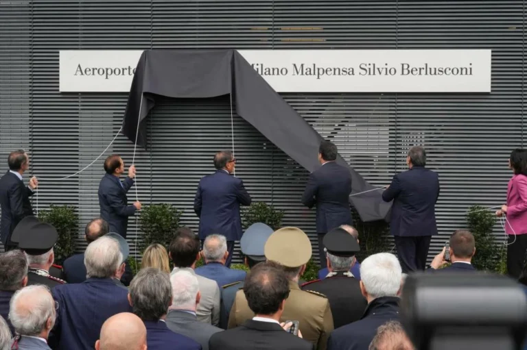 Milan’s airport is officially named after former Premier Berlusconi