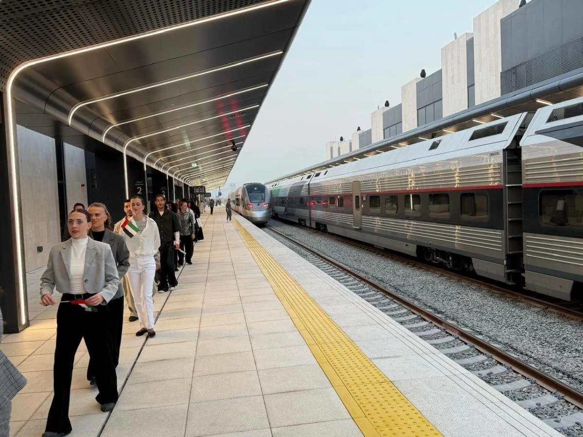 Dubai-Abu Dhabi rail link opens as first Etihad Rail passenger train depart