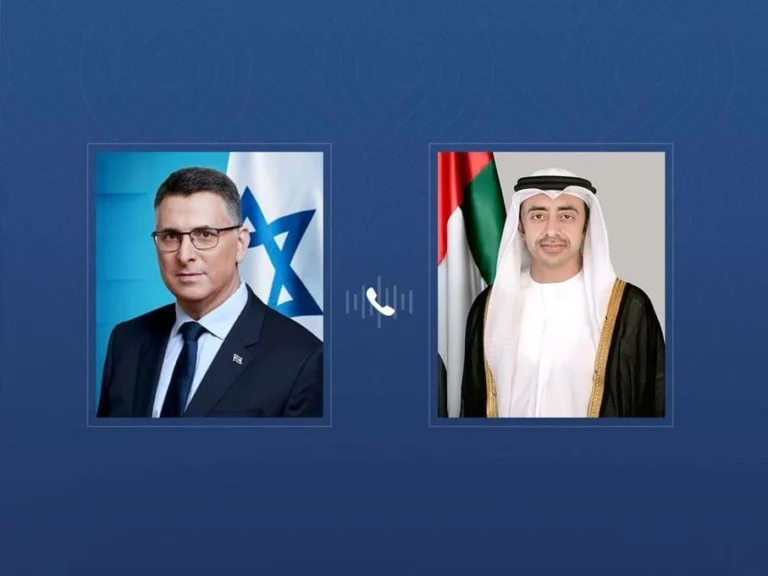 Abdullah bin Zayed, Israeli FM discuss bilateral relations during phone call