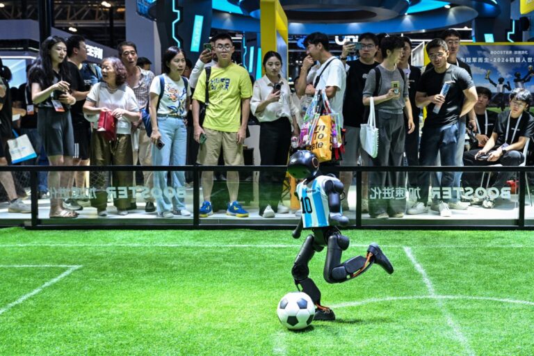 Video: Robot goes viral for failing to imitate Messi and Ronaldo