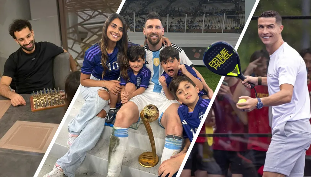 رونالدو وميسي وصلاح… ماذا يفعل النجوم بعيداً عن الملاعب؟