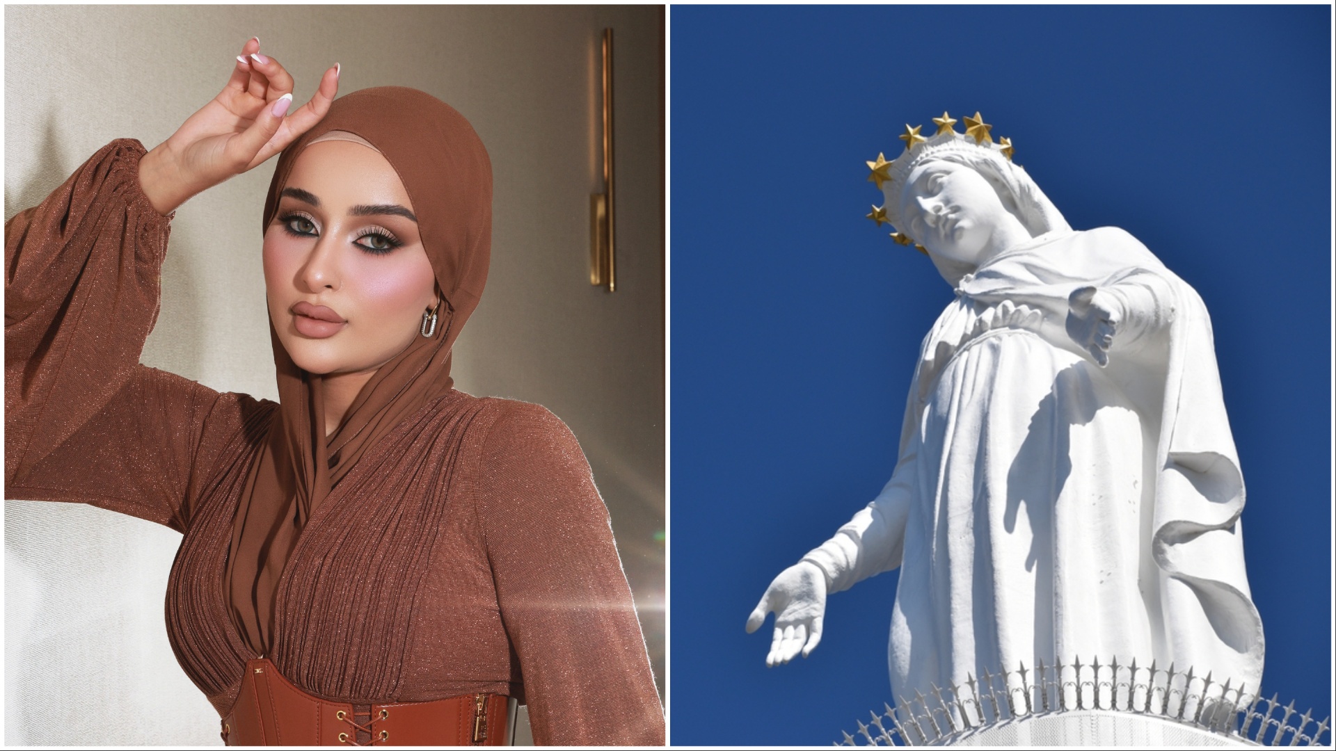 Influencer Douha Laribi apologizes after offending Our Lady of Lebanon