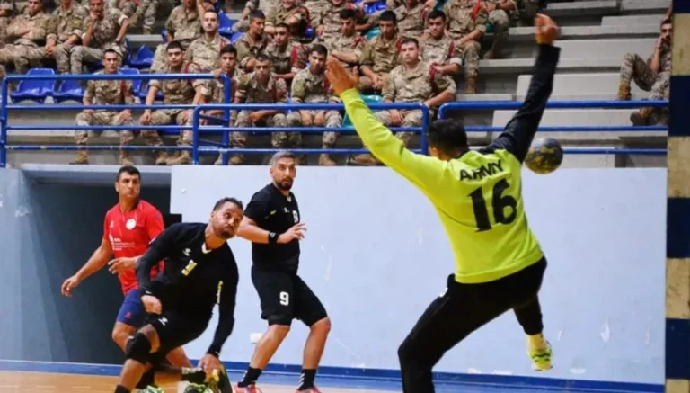 الجيش ضد الشباب حارة صيدا في عودة الدوري اللبناني لكرة اليد