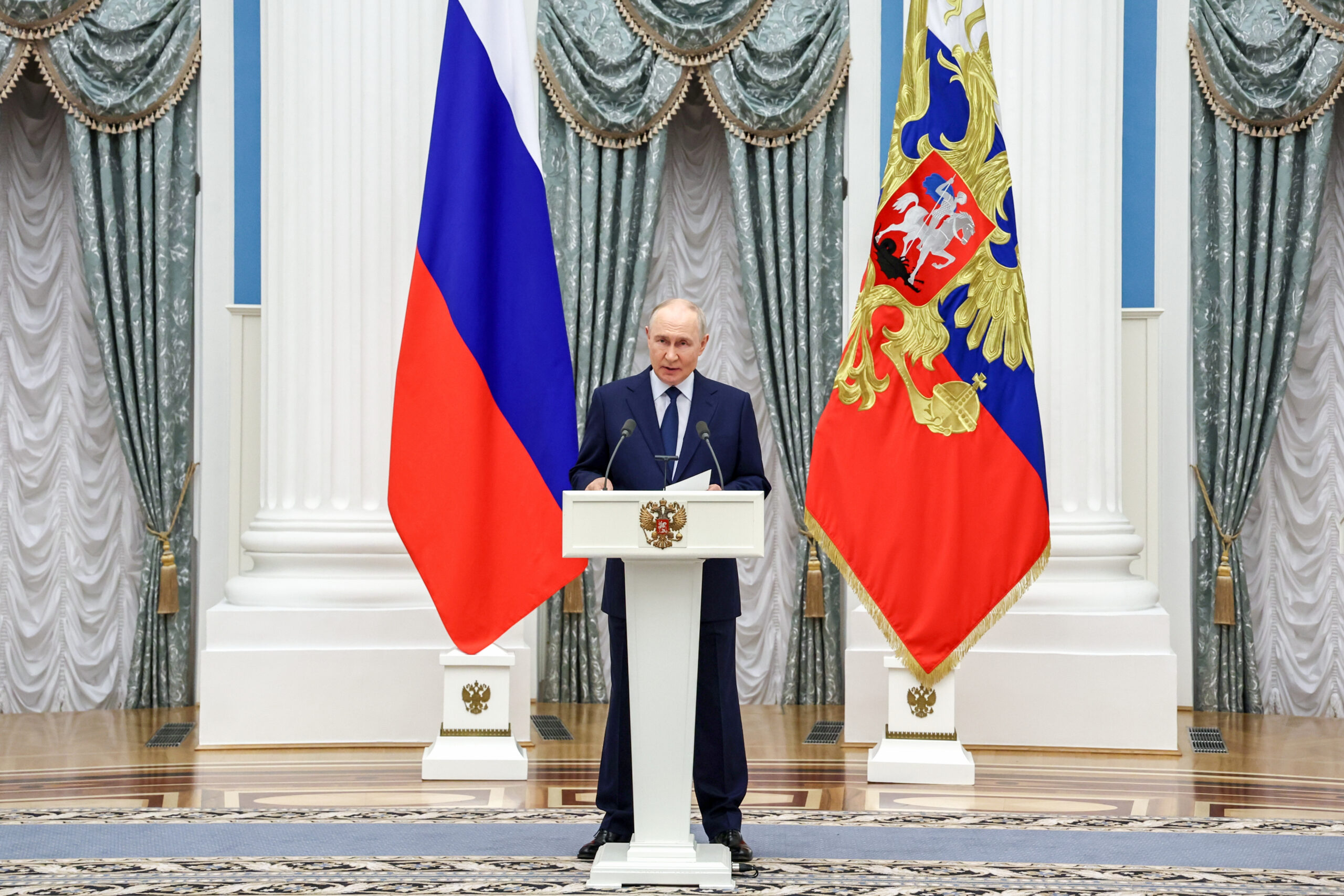 Kremlin rejects Le Pen/Bardella rebuke, says Russia is no threat to France