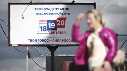 Ruling pro-Putin party set to win Russia’s tightly controlled wartime parliamentary election