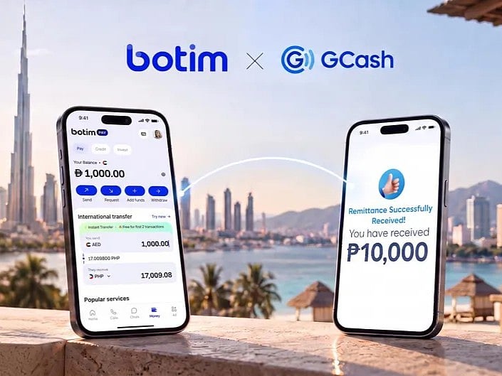 Botim adds direct GCash transfers from UAE