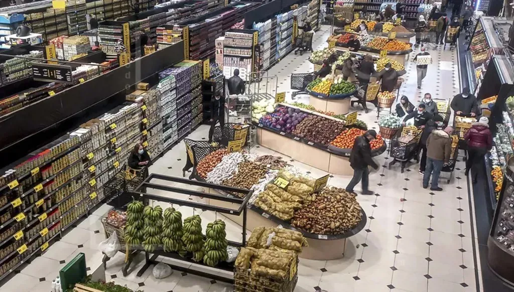 كم بلغت نسبة ارتفاع أسعار المواد الغذائية في لبنان؟