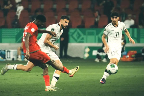 التعادل الإيجابي يحسم مواجهة العراق وعُمان