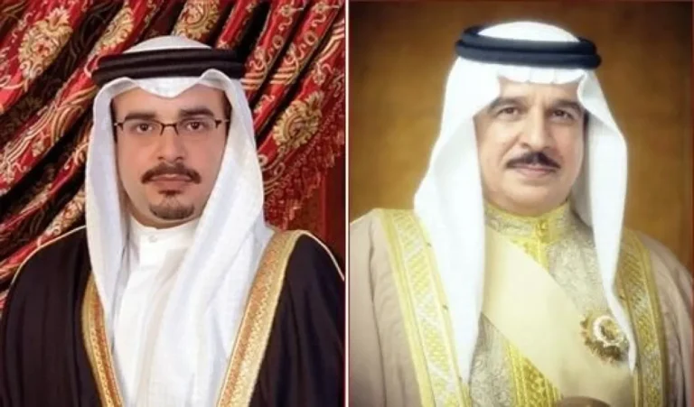 ملك البحرين يهنئ خادم الحرمين وولي العهد باليوم الوطني السعودي