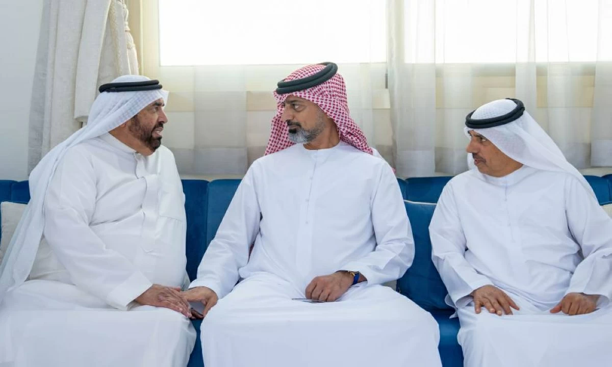 عمار بن حميد يعزّي في وفاة يوسف أحمد النعيمي