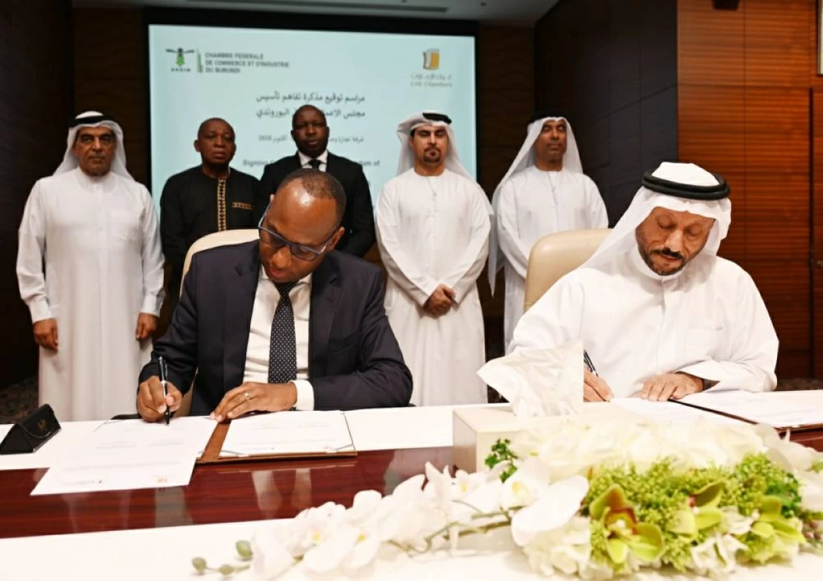 «غرف الإمارات» يؤسس «الأعمال الإماراتي البوروندي»