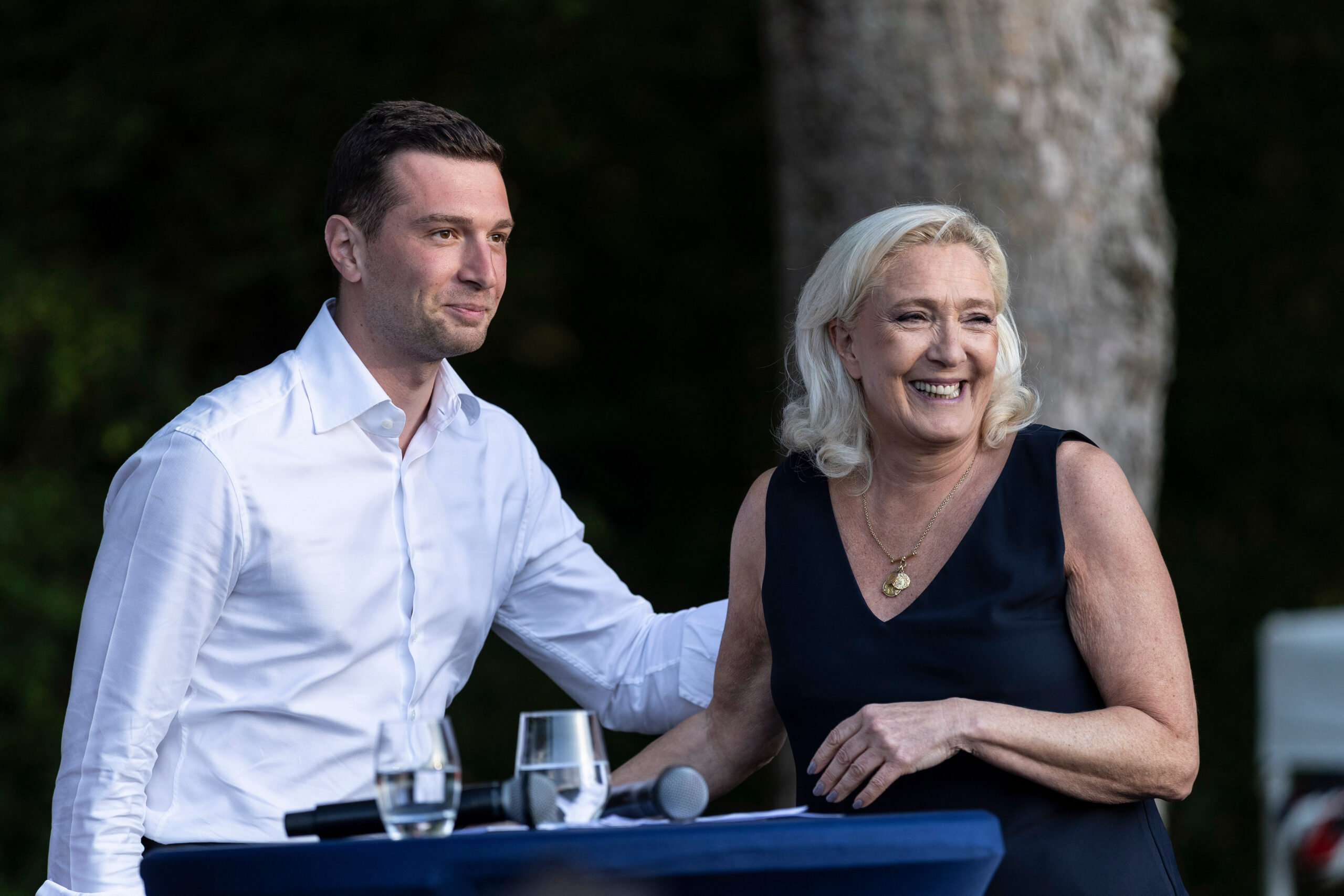 France’s Le Pen says has ‘complete confidence’ in Bardella