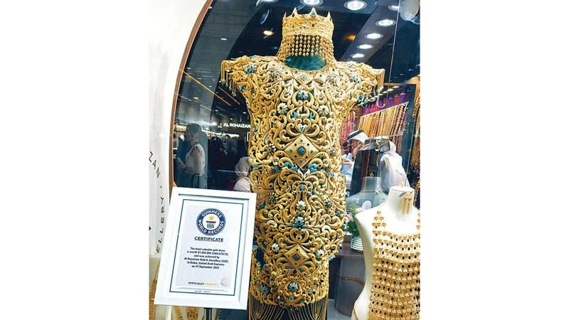 Inside UAE’s record-breaking gold creations: From 300kg ingots to $1 million dresses
