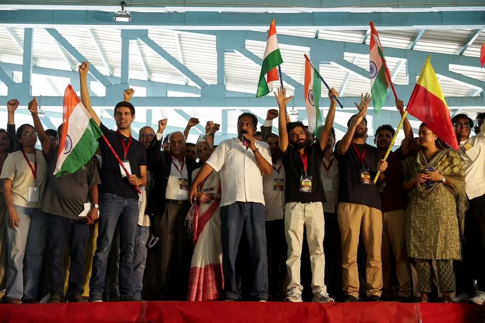 Thousands protest in Bengaluru as ‘Cockroach’ movement demands election chief resign