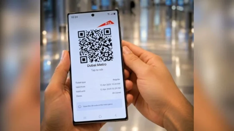 Dubai RTA’s new QR ticket: How to ride the Metro, bus or tram using a QR code
