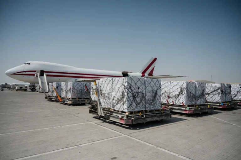 ‘Ahmed bin Rashid Humanitarian Bridge’ begins airlift operations to support Gaza