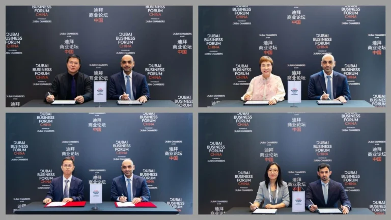 Dubai Chambers signs four MoUs with Chinese chambers