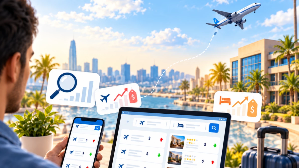 Do booking websites raise flight and hotel prices when you search repeatedly?