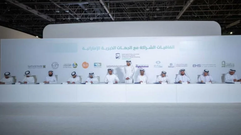 Hamdan bin Mohammed attends MBRGI announcement of AED150m support for UAE charities