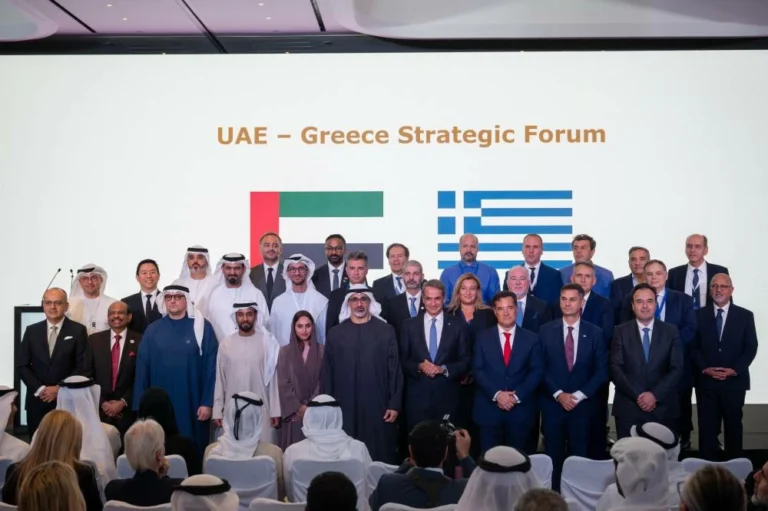 Crown Prince of Abu Dhabi, Greek Prime Minister attend UAE-Greece Strategic Forum in Athens