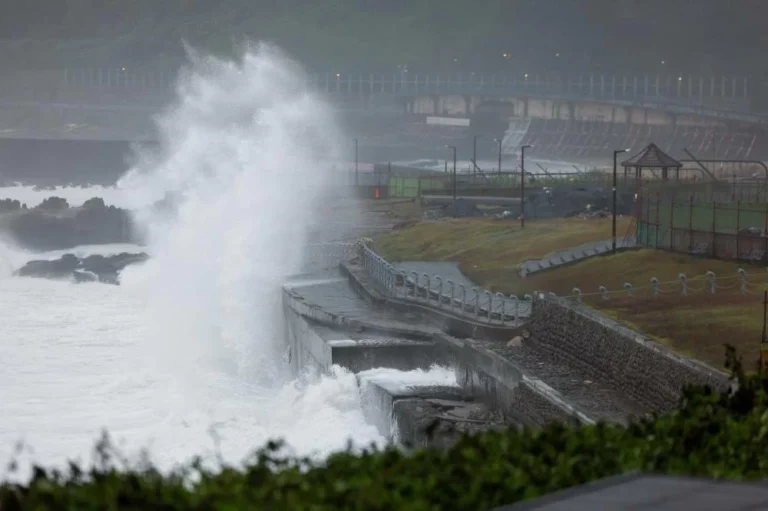 Typhoon Champi shuts down Taiwan, 1,000 flights cancelled, strong winds, torrential rains