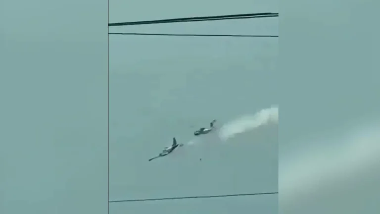 Mid-air collision: Four Philippine Air Force pilots killed in training accident