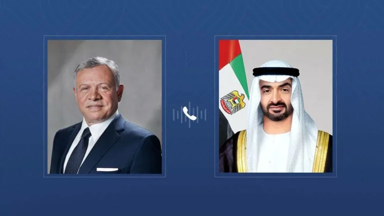 UAE President offers condolences to King of Jordan following church attack in Karak