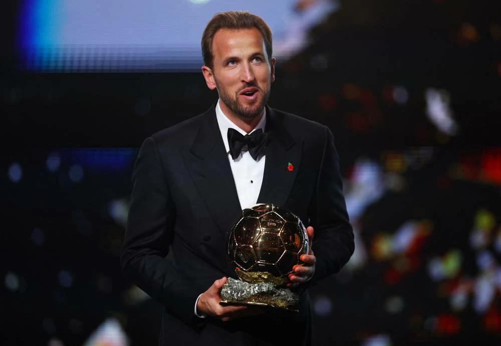 England forward Kane crowned Ballon d’Or winner, Putellas wins women’s award