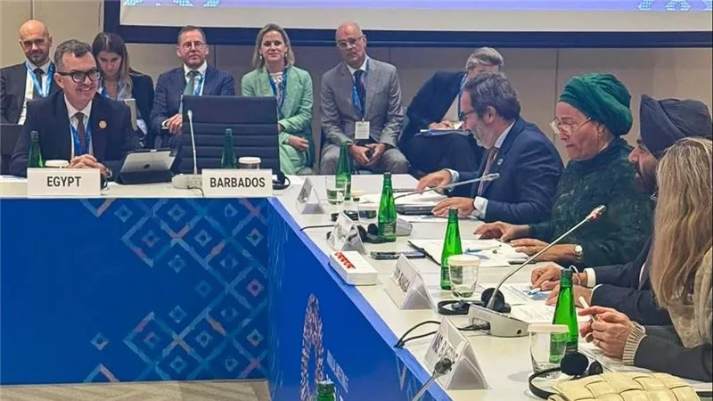 وزير التخطيط يشارك في مباحثات دولية رفيعة المستوى لتعزيز الأمن الغذائي وتأمين الممرات البحرية الحيوية