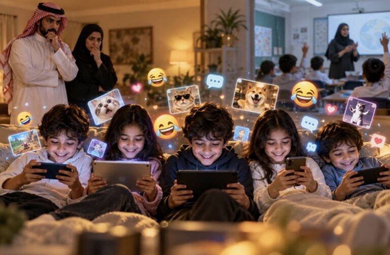 الميمز الرقمية تزاحم الأسرة في توجيه الصغار