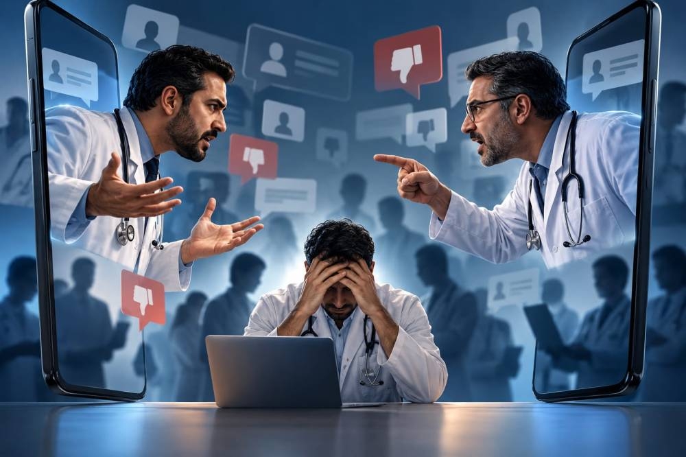 الصحة تراقب وتتصدى لتراشق الممارسين الصحيين في مواقع التواصل