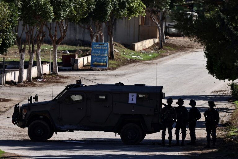 Israeli forces turn Palestinian houses into military posts during raid in Tulkarm