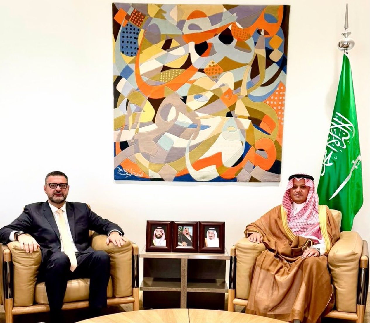 Saudi deputy minister receives Georgian ambassador in Riyadh