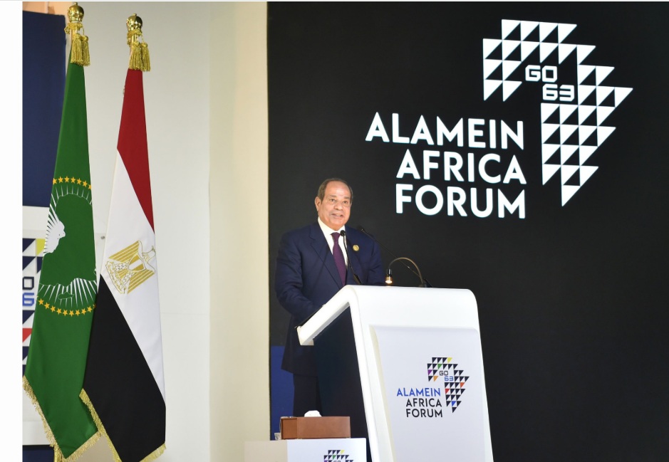 Leaders at Egypt summit call for tapping Africa’s capital