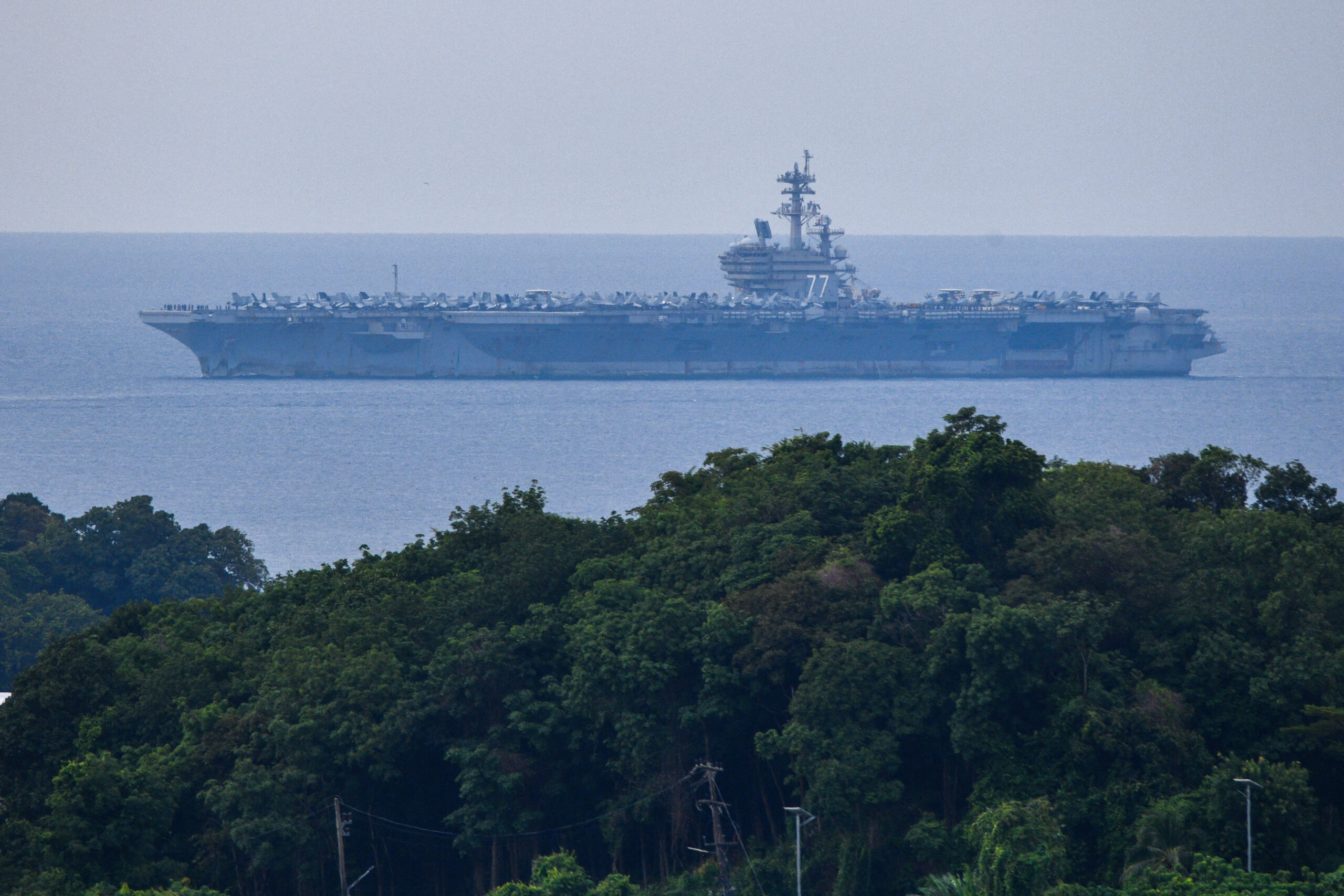 US carrier George H.W. Bush visits Thailand after Middle East deployment