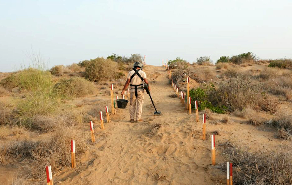 Saudi project clears 1,256 mines in Yemen