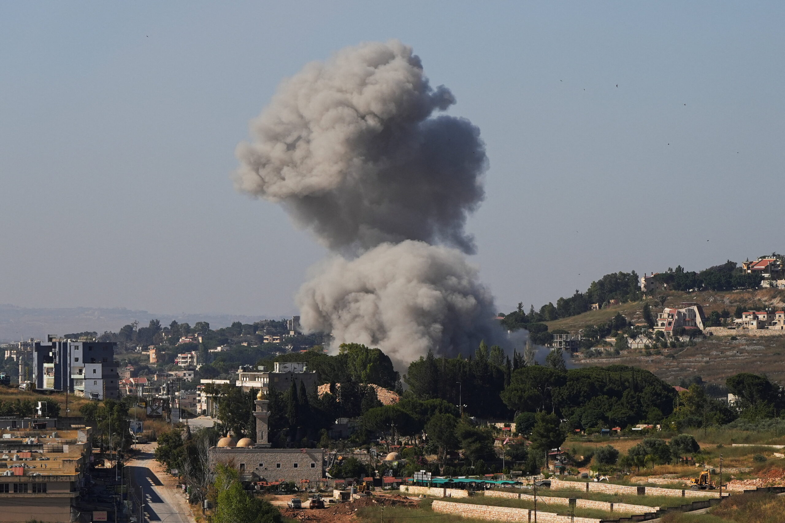 Israeli forces blow up school, burn homes in southern Lebanon, Lebanese media says