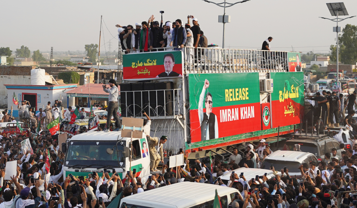Pro-Imran Khan march starts in Pakistan’s northwest
