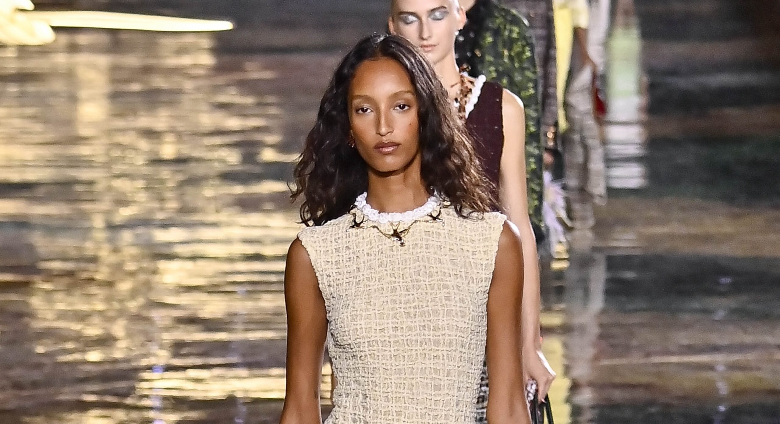 Mona Tougaard walks for Chanel, Sacai in Paris