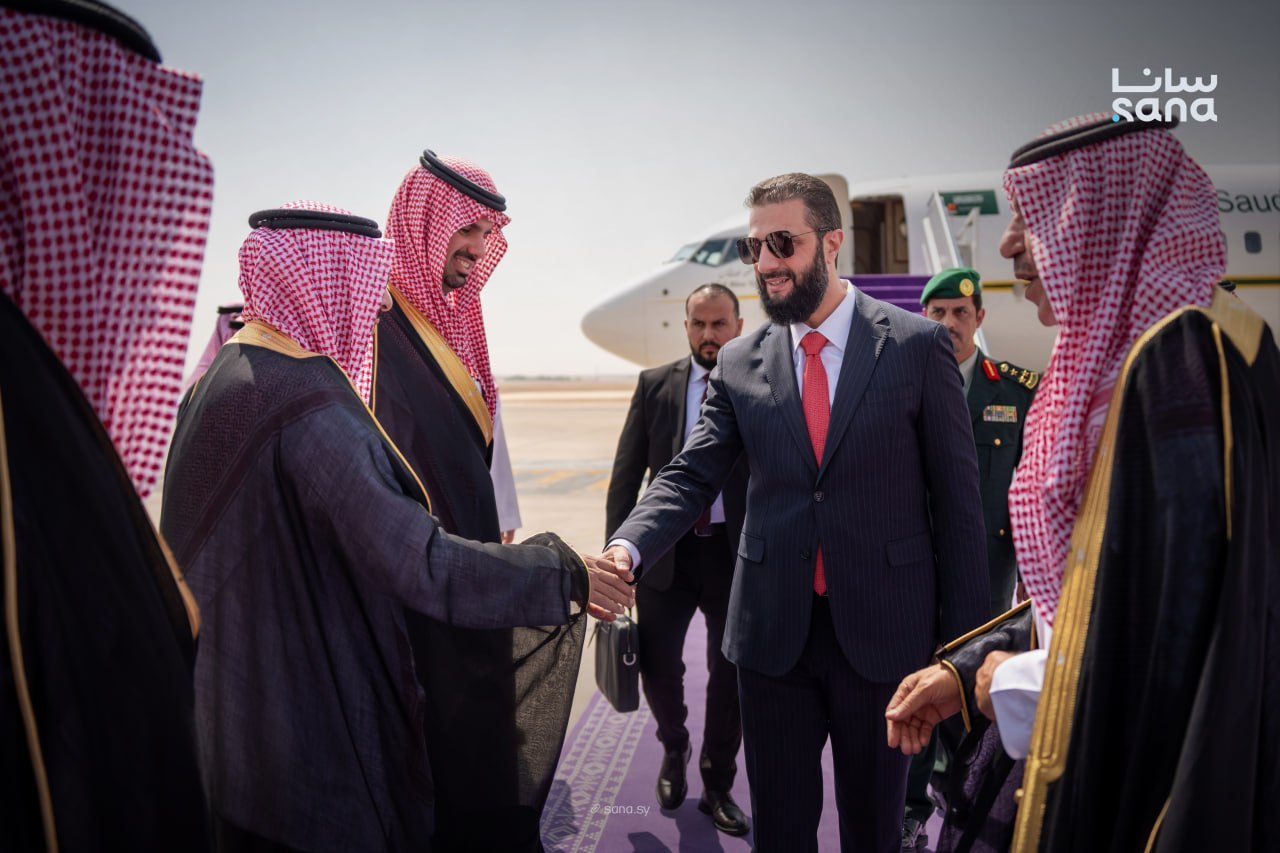 Syrian president arrives in Riyadh for talks with Saudi crown prince
