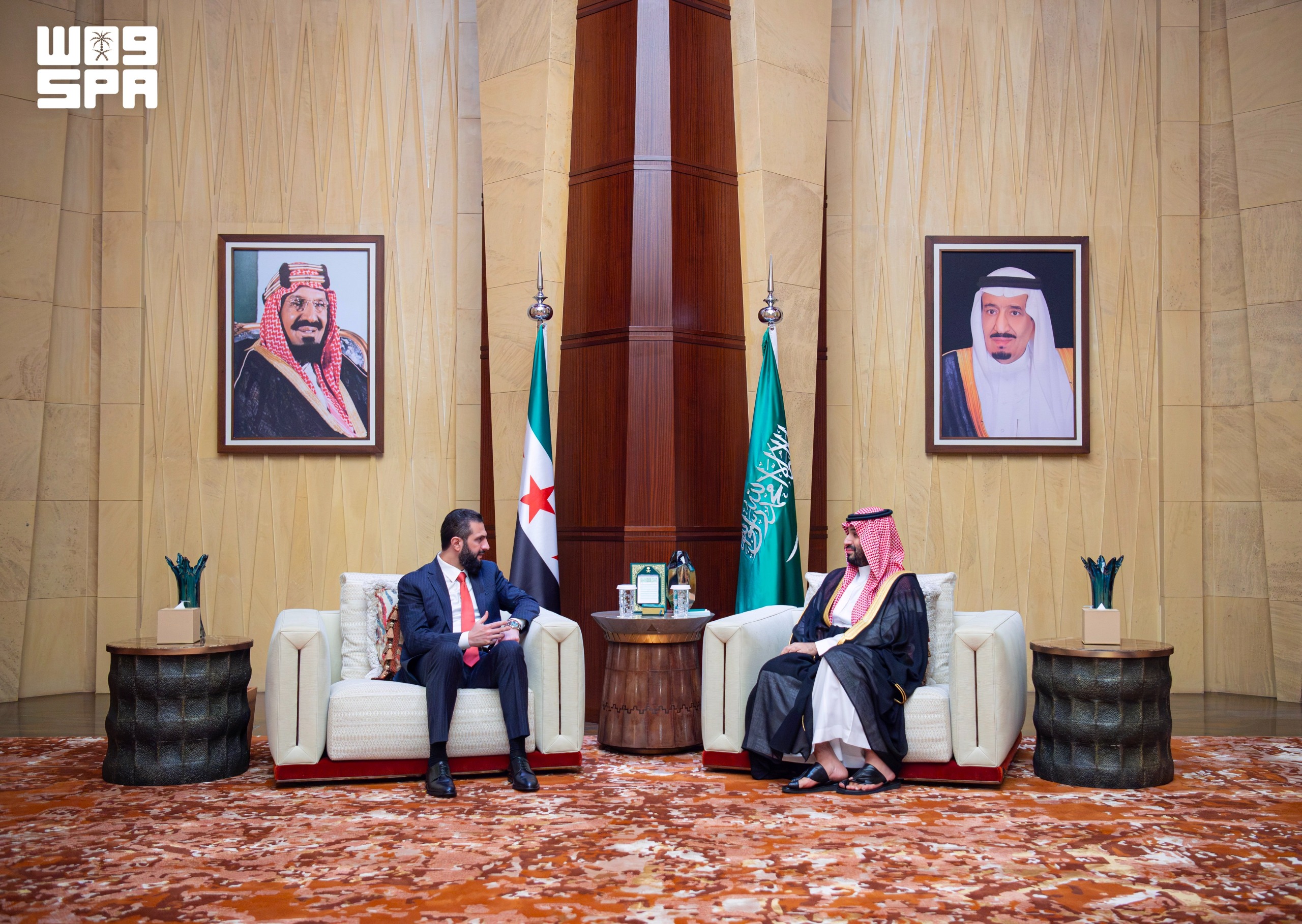 Syrian president in Riyadh for talks with Saudi crown prince