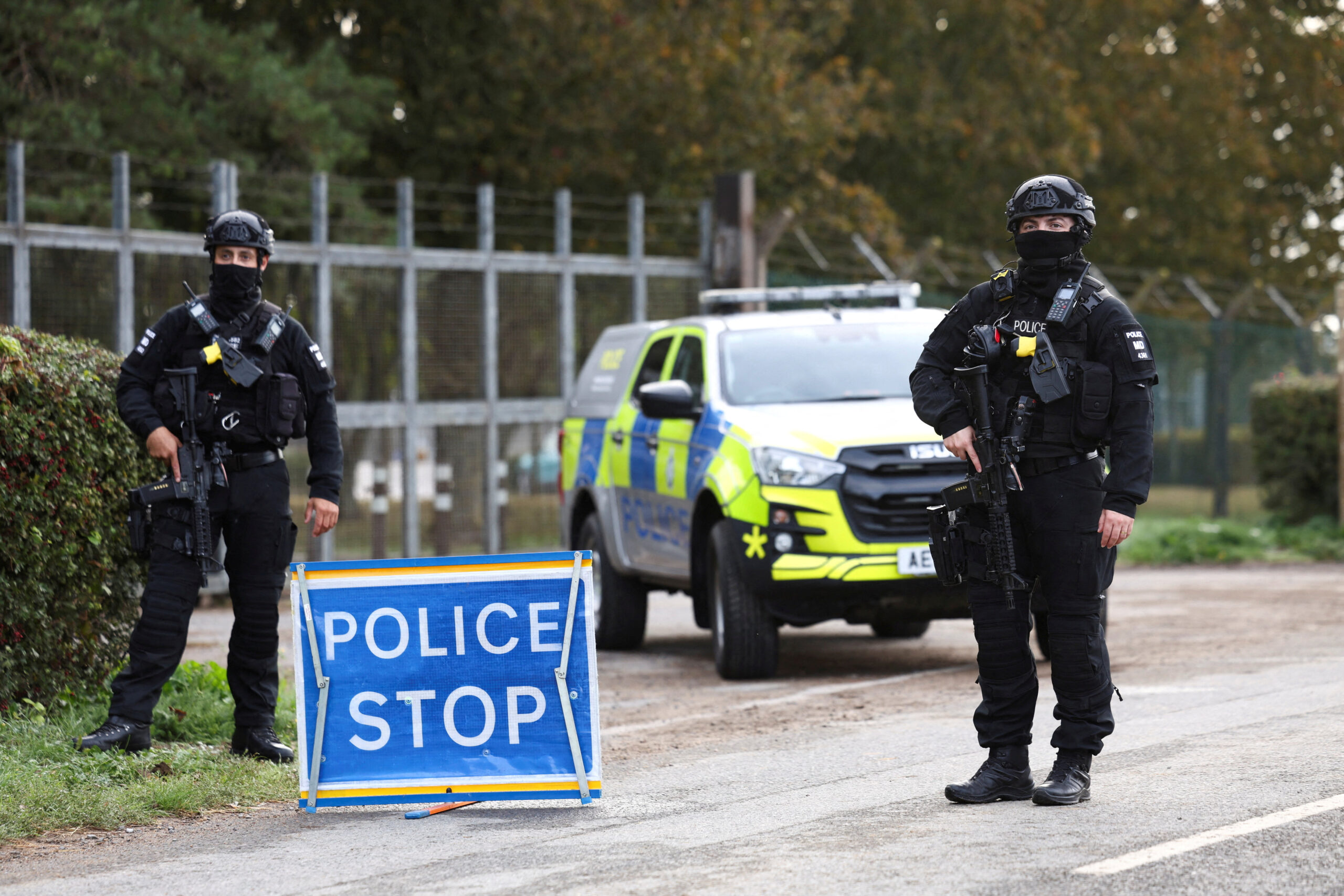 Police make seventh arrest over UK airbase incident