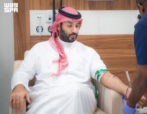 Saudi crown prince gives blood to launch 2026 national donation campaign