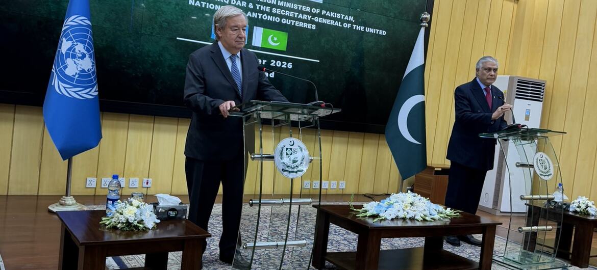 UN chief urges diplomacy in US-Iran war, restoration of shipping rights