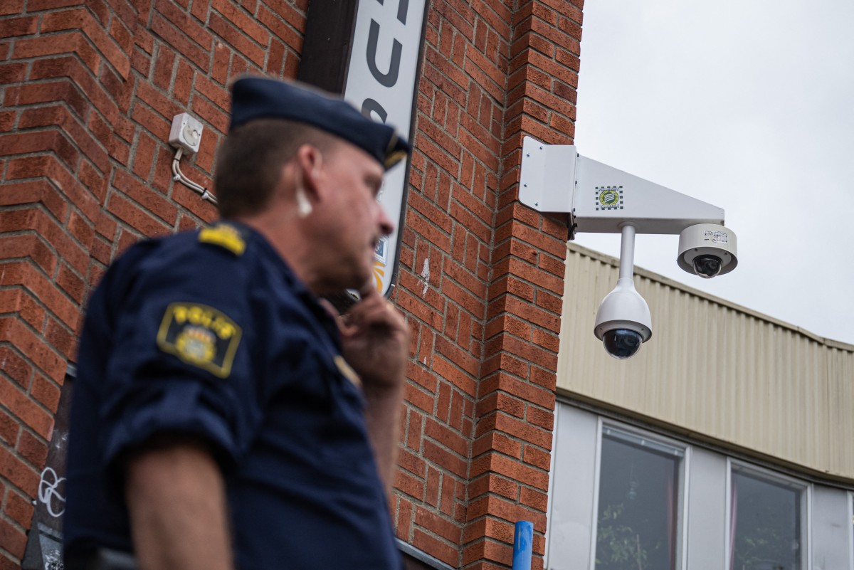 Sweden police say armed man shot outside royal palace