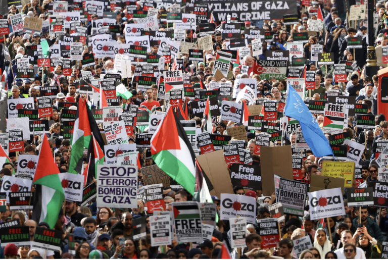 Thousands join pro-Palestinian marches in several European cities