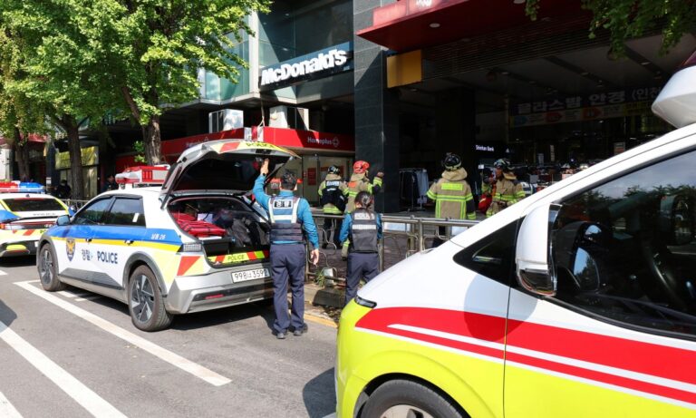 South Korean police detain man over stabbing of eight people at shopping mall