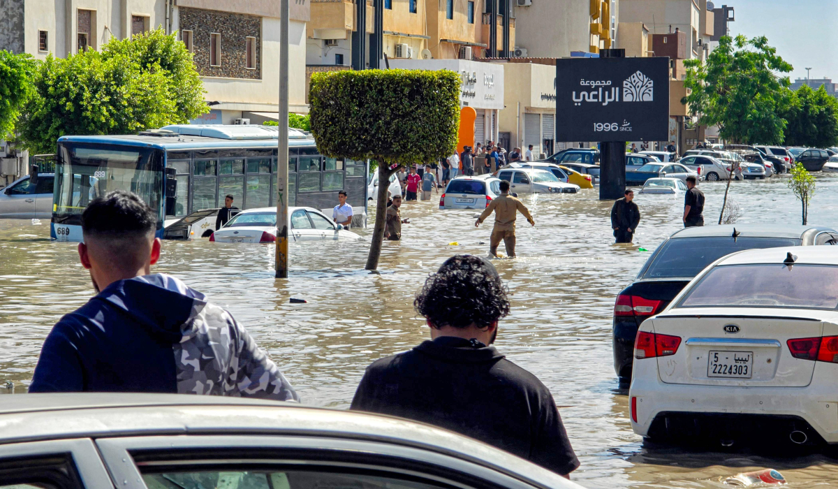 Flooded streets, damage in Libya as heavy rains paralyze capital
